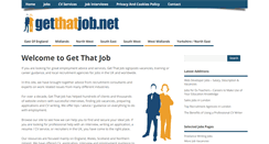 Desktop Screenshot of getthatjob.net